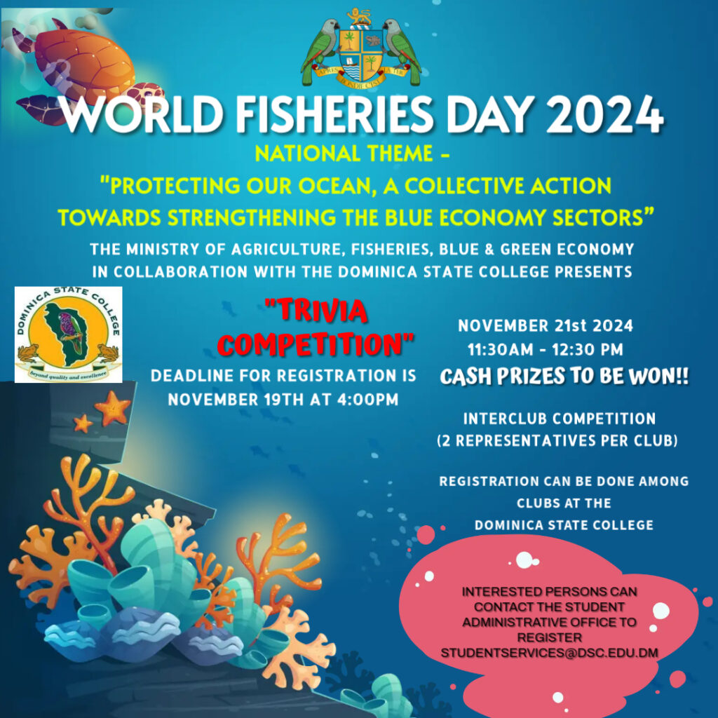 Ministry of Agriculture, Fisheries Blue and Green Economy Observes World Fisheries Day November 21 2024