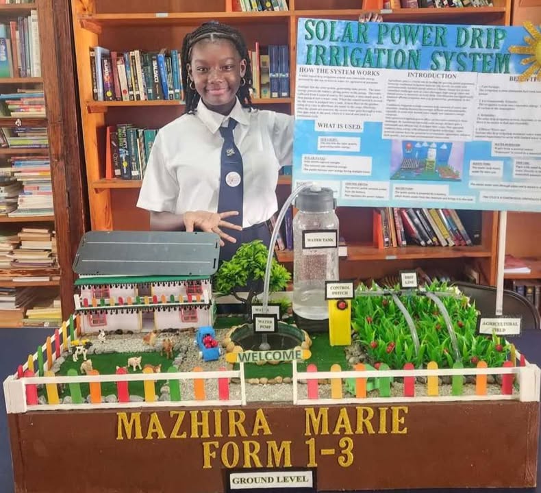 Young Innovator Introduces Eco-Friendly Irrigation System at School Science Fair