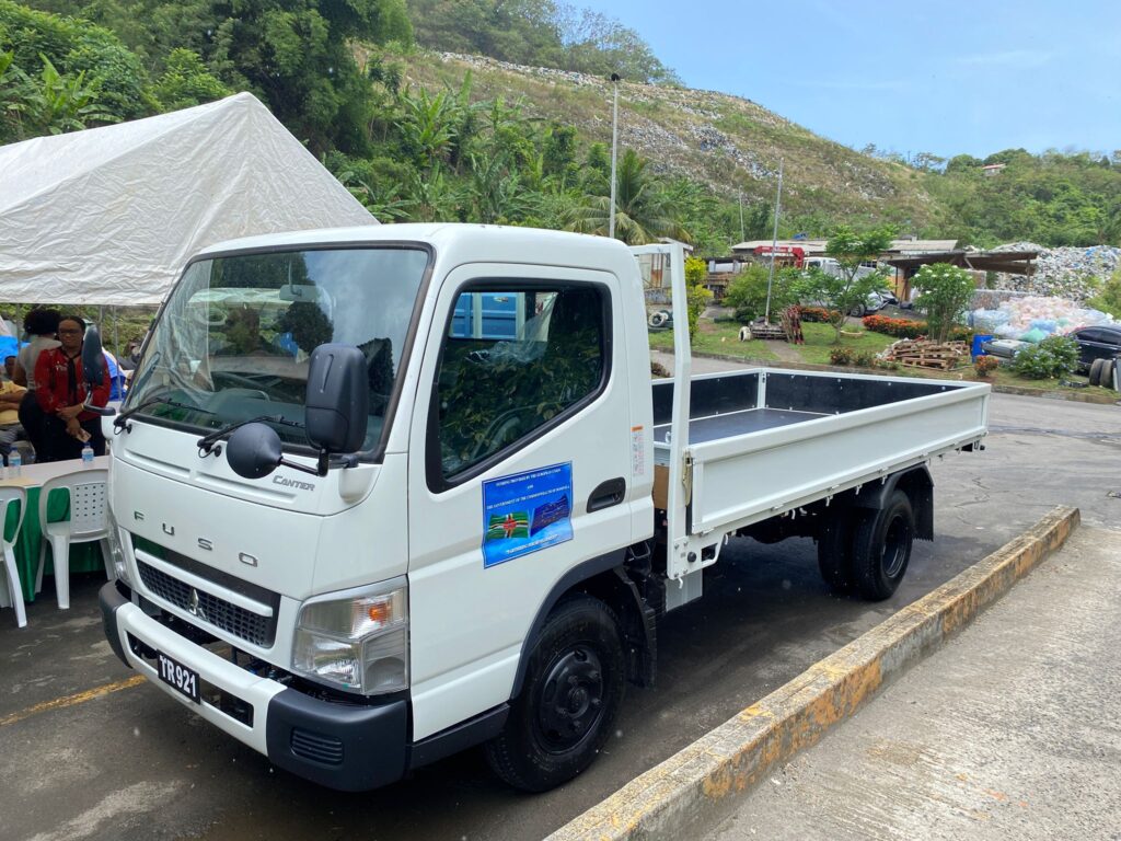The Dominica Solid Waste Management Corporation Boosts Recycling Efforts with New Flatbed Truck from NAO